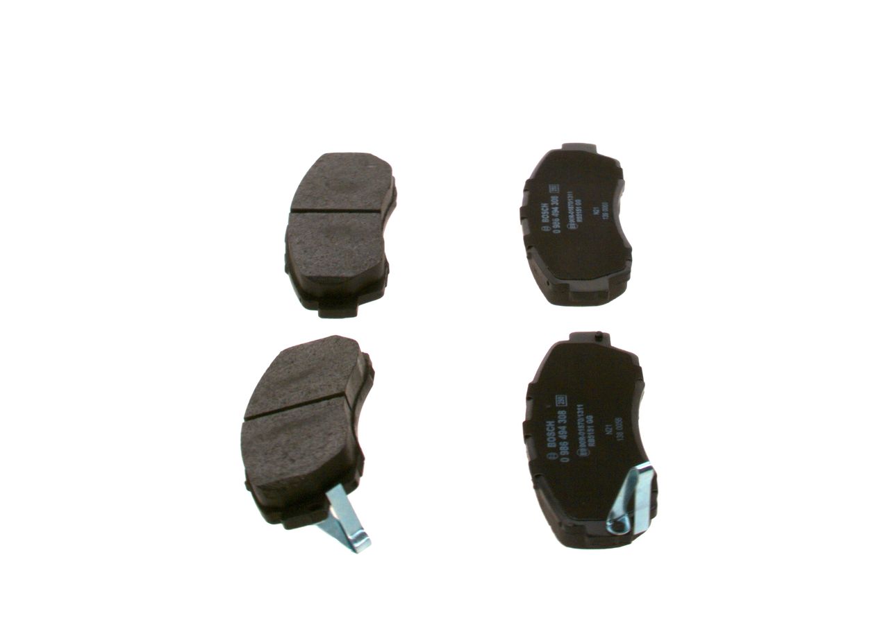 BOSCH 0 986 494 308 - Bremsbelagsatz, Scheibenbremse