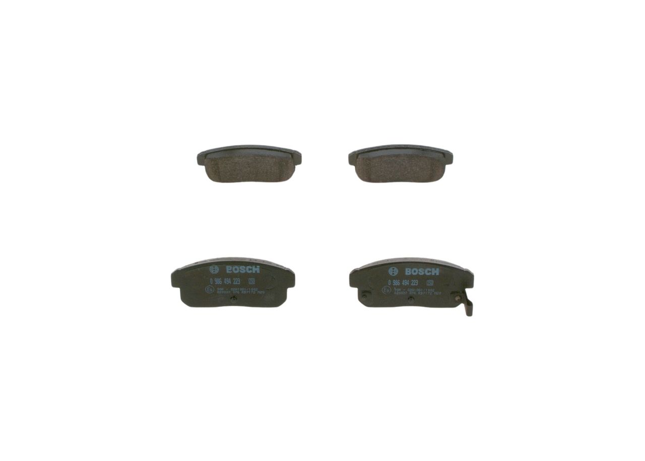 BOSCH 0 986 494 223 - Bremsbelagsatz, Scheibenbremse