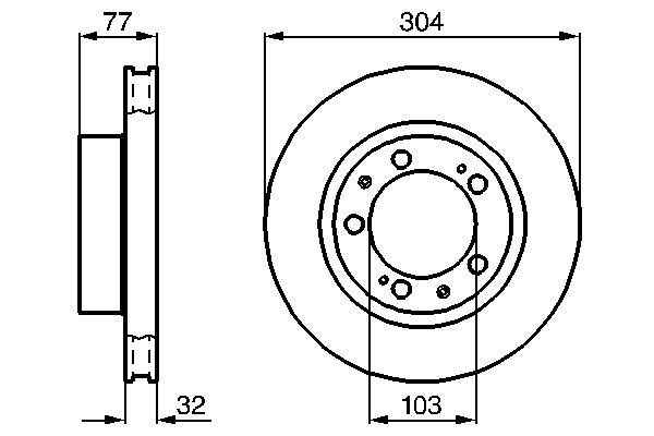 BOSCH 0 986 478 409 - Bremsscheibe