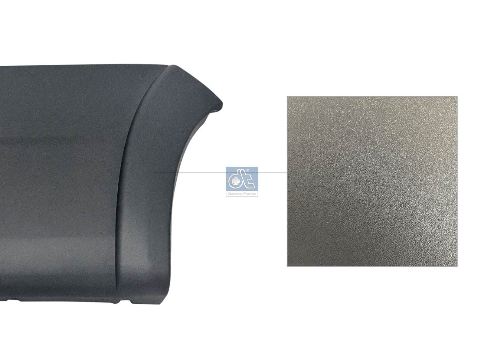 DT Spare Parts 12.82140 - Zier-/Schutzleiste, Tür