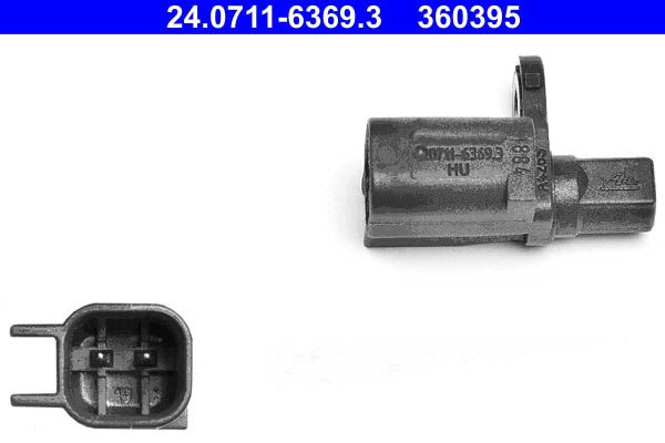 ATE 24.0711-6369.3 - Sensor, Raddrehzahl