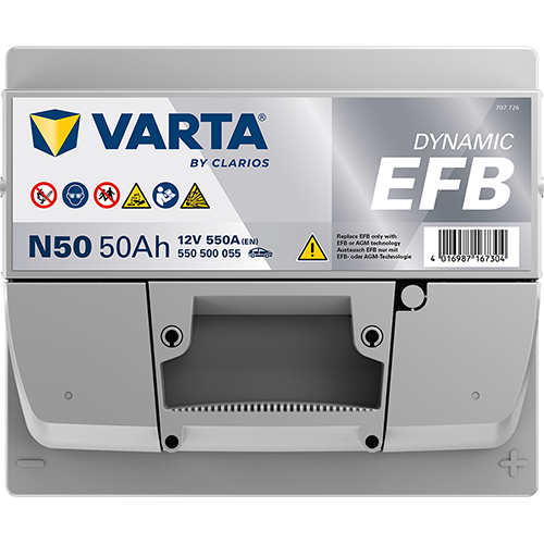 VARTA 550500055K262 - Starterbatterie