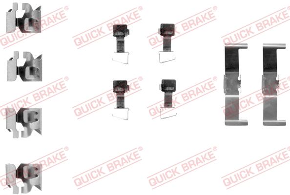 QUICK BRAKE 109-1034 - Zubehörsatz, Scheibenbremsbelag