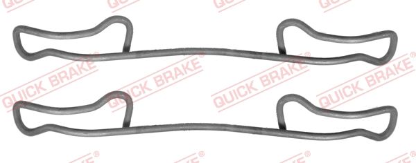 QUICK BRAKE 109-1200 - Zubehörsatz, Scheibenbremsbelag