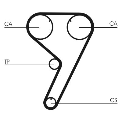 CONTINENTAL CTAM CT608 - Zahnriemen
