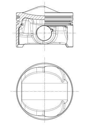 MAHLE 028 PI 00124 000 - Kolben