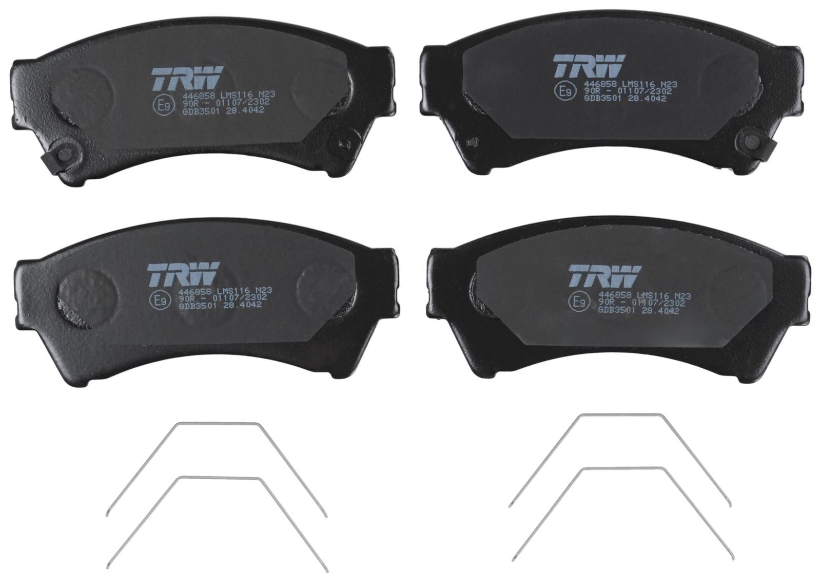 TRW GDB3501 - Bremsbelagsatz, Scheibenbremse