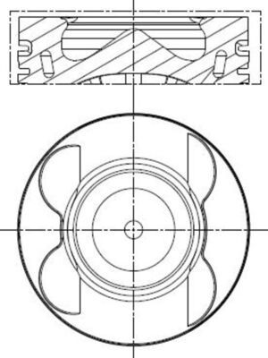 MAHLE 001 PI 00181 000 - Kolben