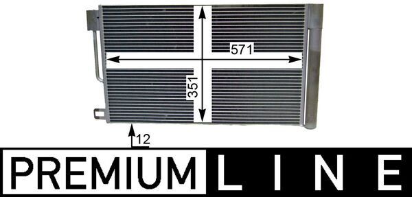 MAHLE AC 367 000P - Kondensator, Klimaanlage