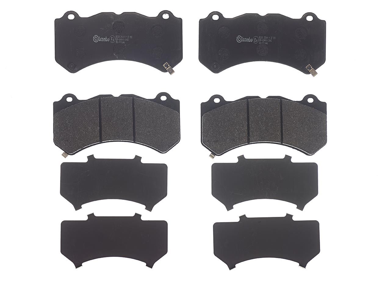 BREMBO P 37 018 - Bremsbelagsatz, Scheibenbremse