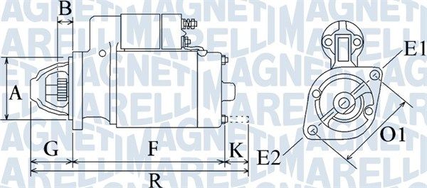 MAGNETI MARELLI 063720349010 - Starter