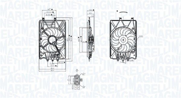 MAGNETI MARELLI 069422781010 - Lüfter, Motorkühlung
