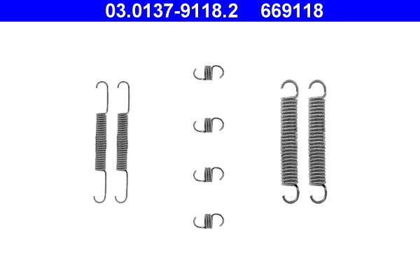 ATE 03.0137-9118.2 - Zubehörsatz, Bremsbacken