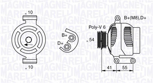 MAGNETI MARELLI 063377028010 - Generator