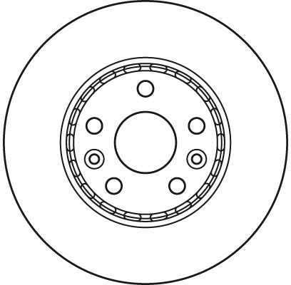 TRW DF6110 - Bremsscheibe