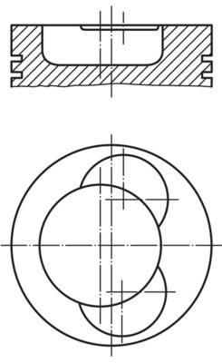 MAHLE 004 50 00 - Kolben