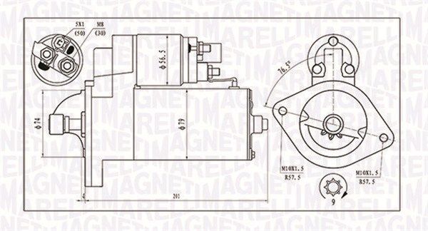 MAGNETI MARELLI 063721135010 - Starter