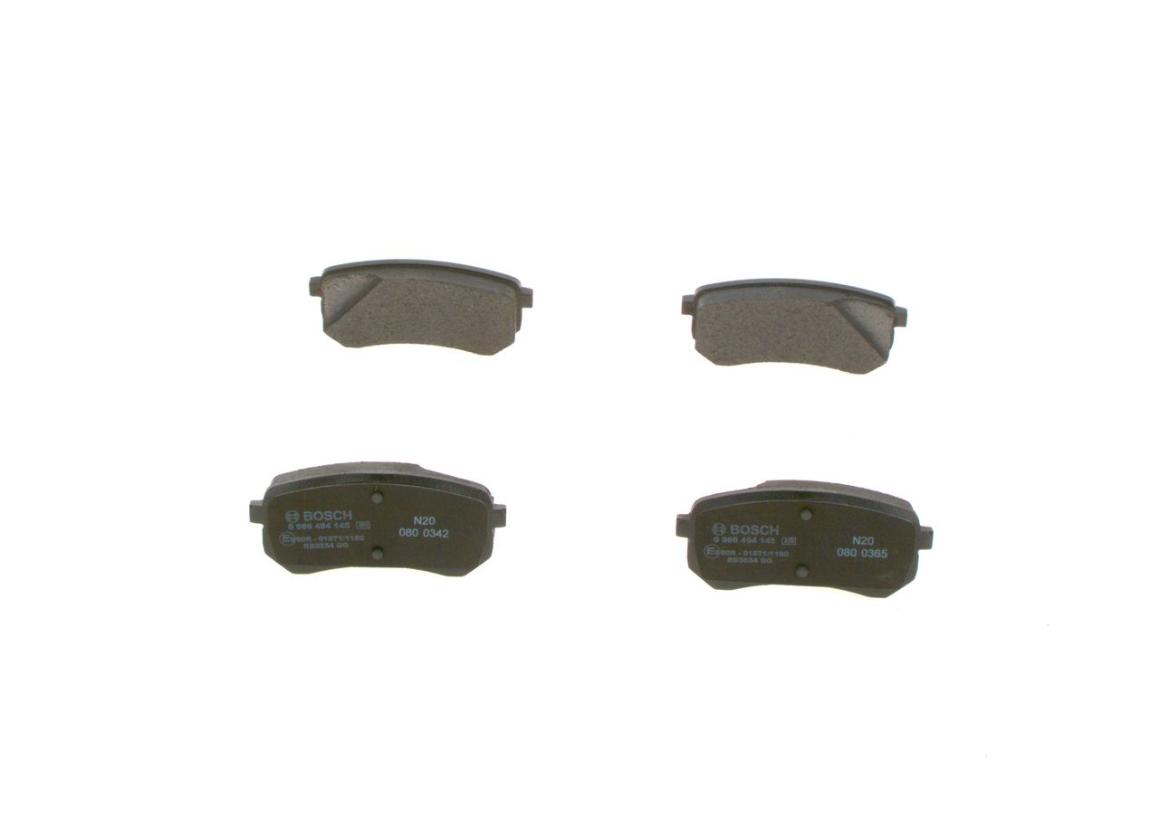 BOSCH 0 986 494 145 - Bremsbelagsatz, Scheibenbremse