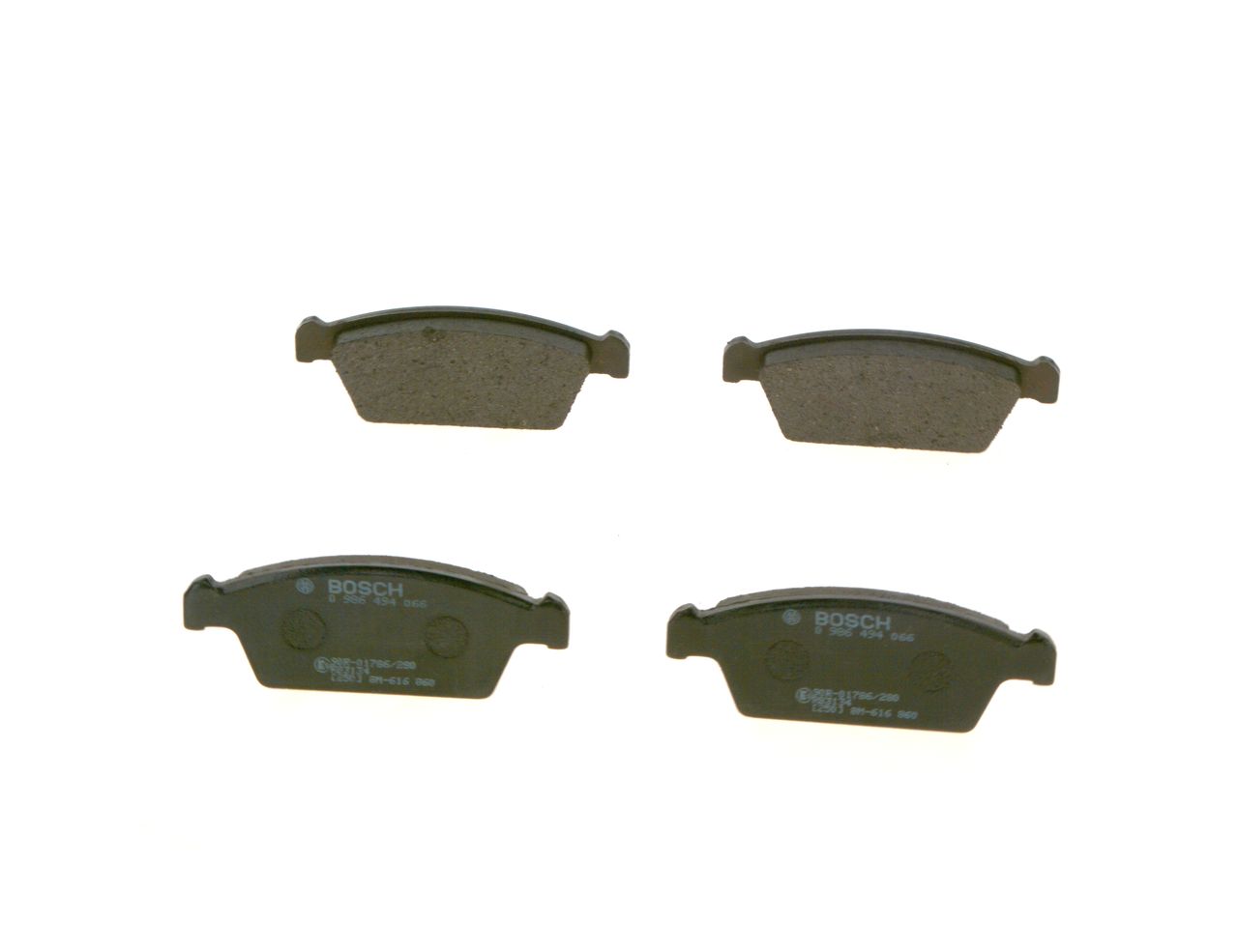 BOSCH 0 986 494 066 - Bremsbelagsatz, Scheibenbremse