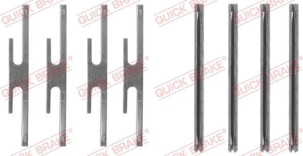 QUICK BRAKE 109-1072 - Zubehörsatz, Scheibenbremsbelag