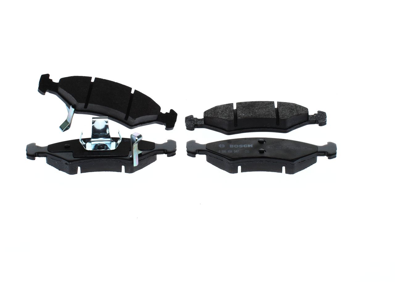 BOSCH 0 986 494 547 - Bremsbelagsatz, Scheibenbremse