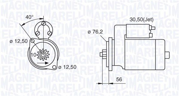MAGNETI MARELLI 063521204000 - Starter