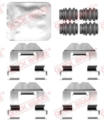 QUICK BRAKE 109-0162 - Zubehörsatz, Scheibenbremsbelag