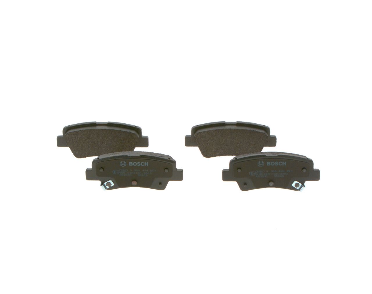 BOSCH 0 986 494 557 - Bremsbelagsatz, Scheibenbremse