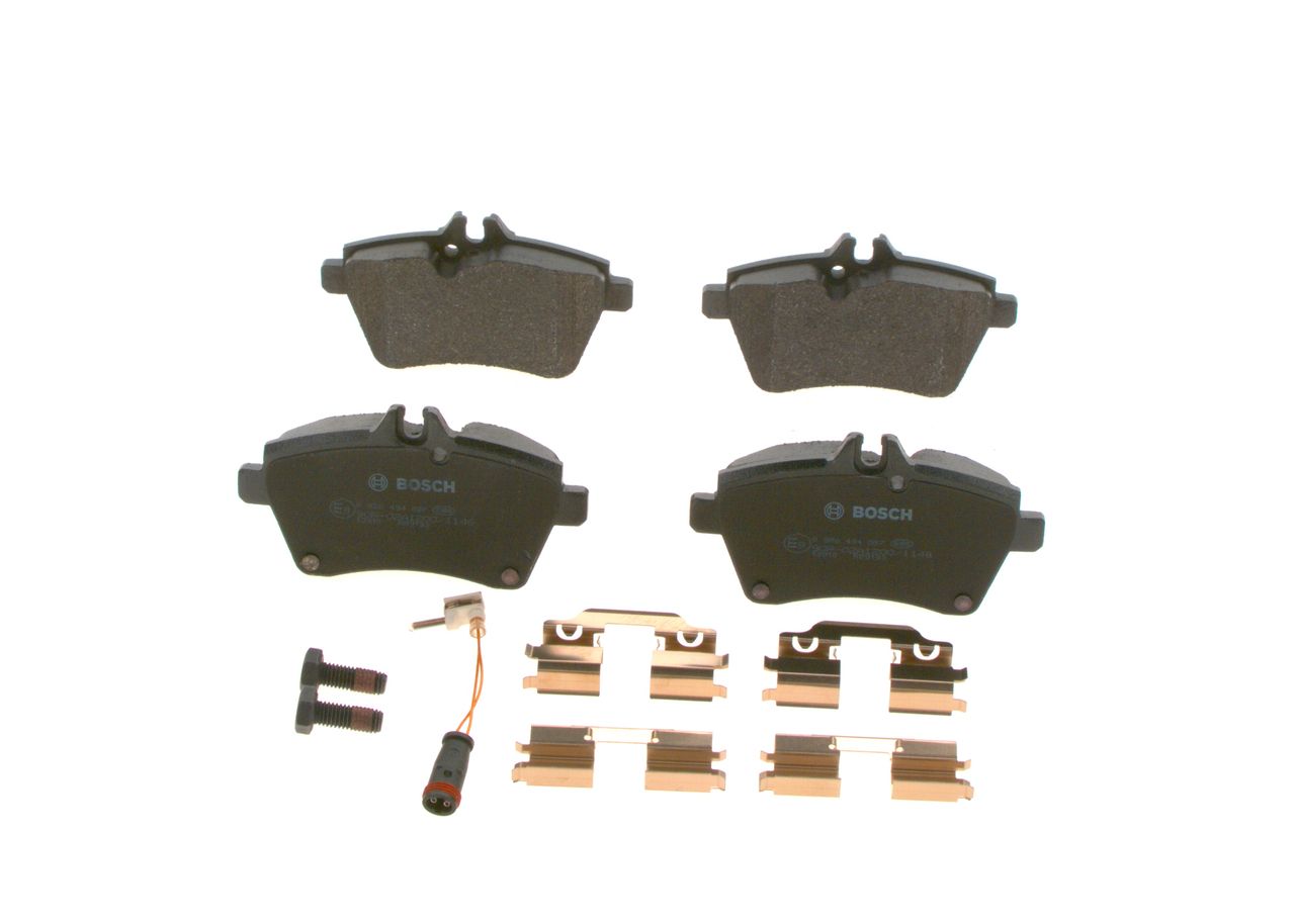 BOSCH 0 986 494 087 - Bremsbelagsatz, Scheibenbremse
