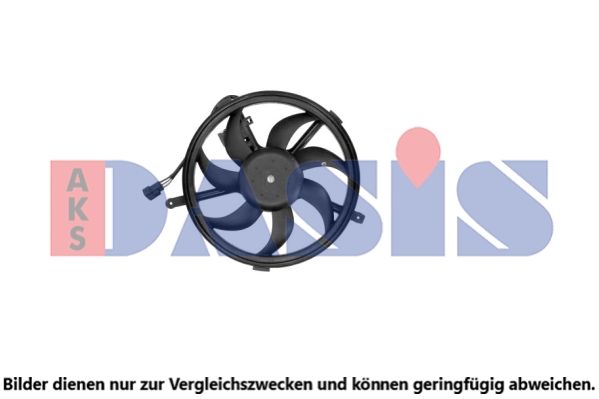 AKS DASIS 058046N - Lüfter, Motorkühlung