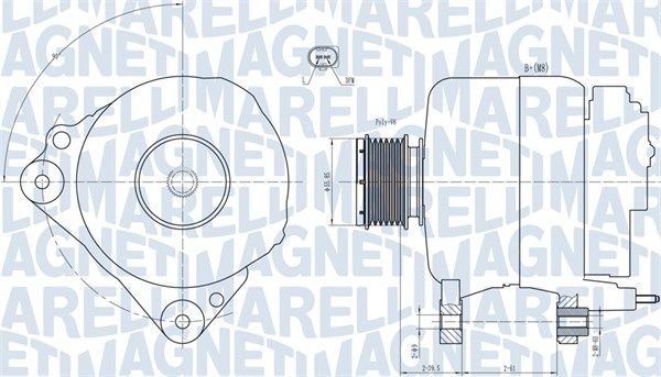 MAGNETI MARELLI 063731810010 - Generator