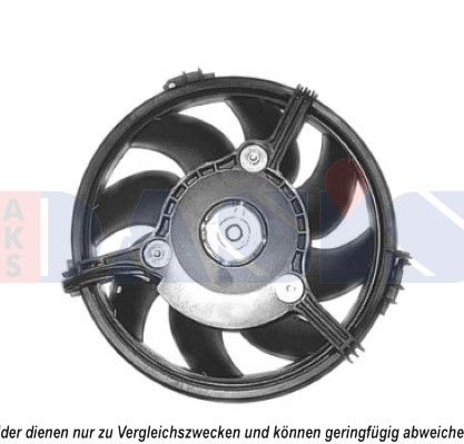 AKS DASIS 048110N - Lüfter, Motorkühlung