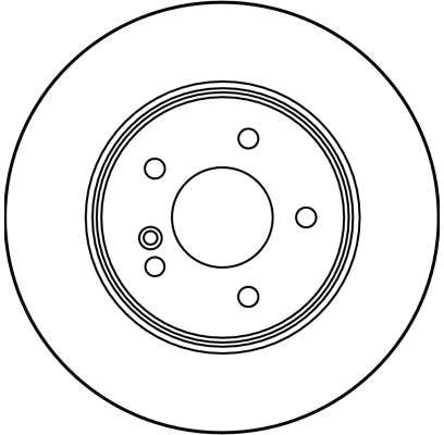 TRW DF2813 - Bremsscheibe