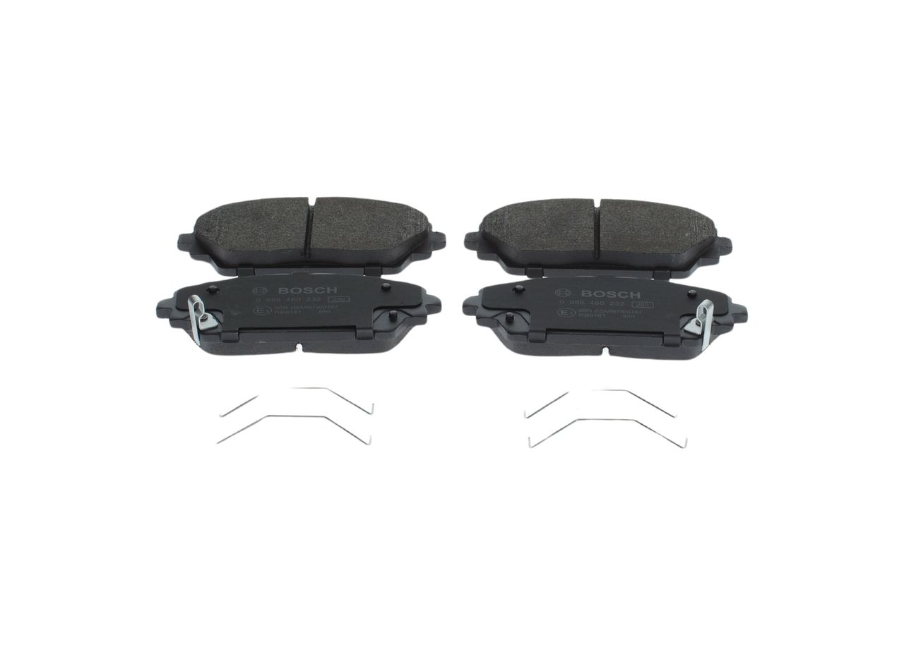BOSCH 0 986 460 232 - Bremsbelagsatz, Scheibenbremse