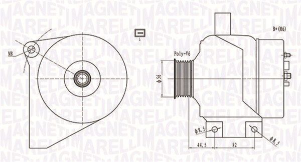 MAGNETI MARELLI 063731861010 - Generator