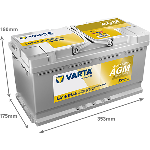 VARTA 840095085K312 - Starterbatterie