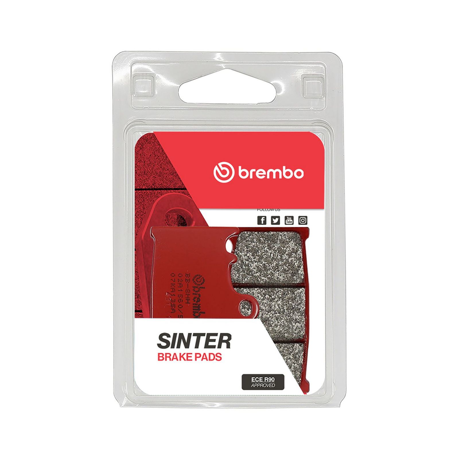 BREMBO 07KA13SA - Bremsbelagsatz, Scheibenbremse