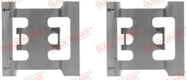 QUICK BRAKE 109-1083 - Zubehörsatz, Scheibenbremsbelag