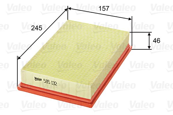 VALEO 585132 - Luftfilter