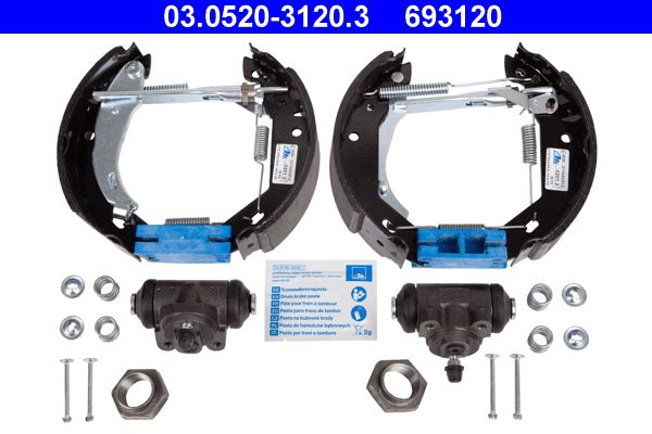 ATE 03.0520-3120.3 - Bremsbackensatz