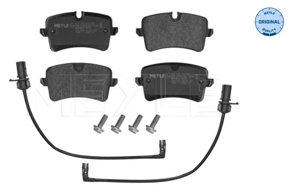 MEYLE 025 246 0617/W - Bremsbelagsatz, Scheibenbremse
