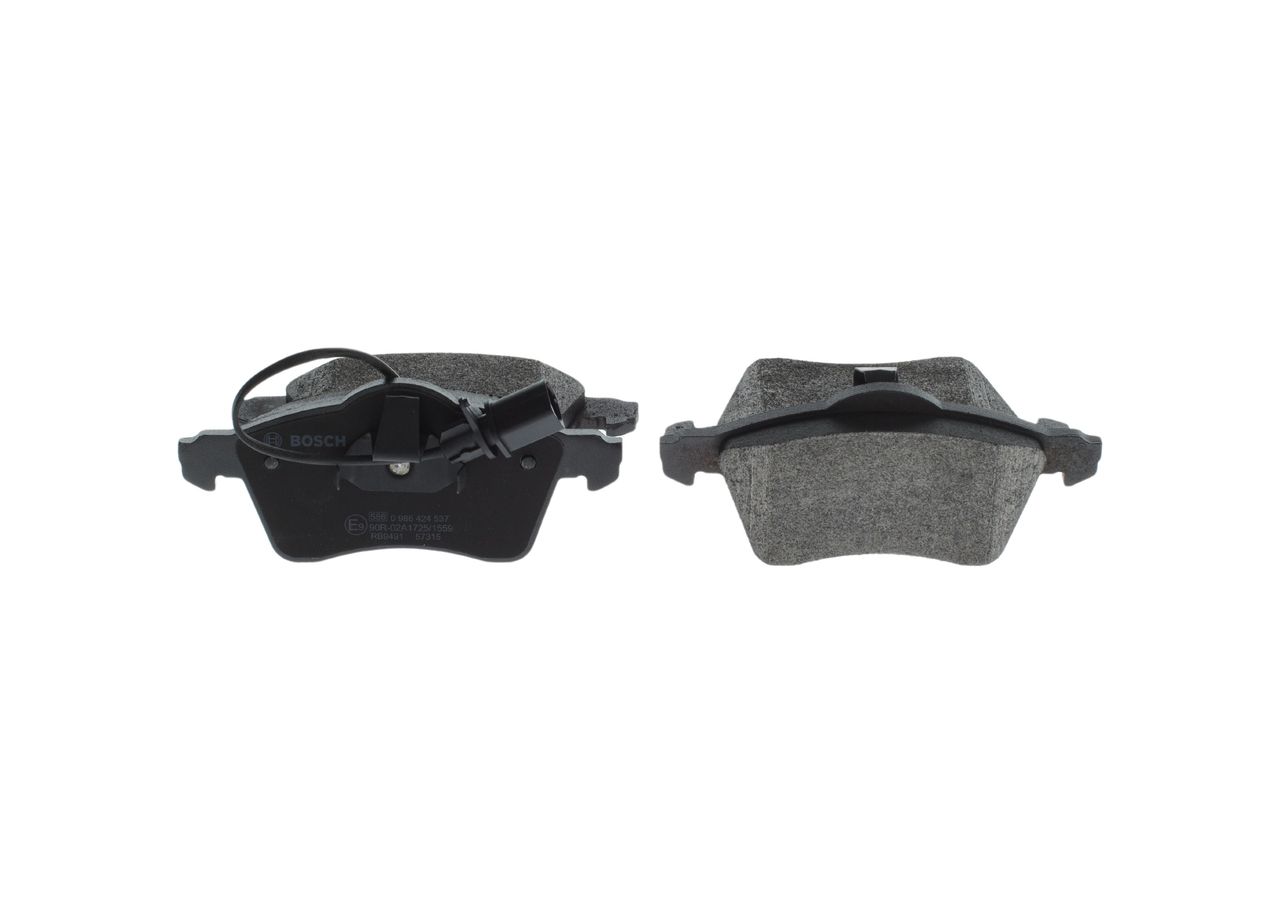 BOSCH 0 986 424 537 - Bremsbelagsatz, Scheibenbremse