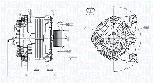 MAGNETI MARELLI 063732182010 - Generator