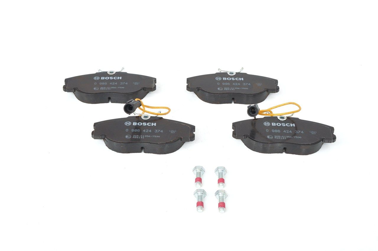 BOSCH 0 986 424 374 - Bremsbelagsatz, Scheibenbremse