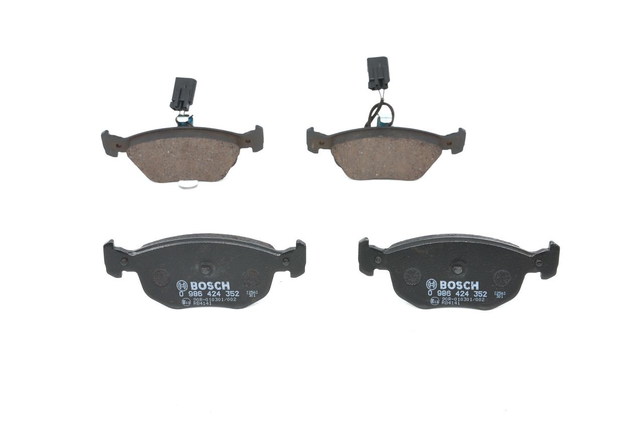 BOSCH 0 986 424 352 - Bremsbelagsatz, Scheibenbremse
