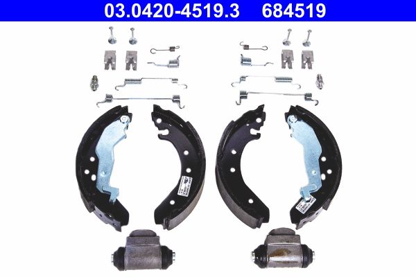 ATE 03.0420-4519.3 - Bremsbackensatz