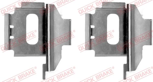 QUICK BRAKE 109-1283 - Zubehörsatz, Scheibenbremsbelag