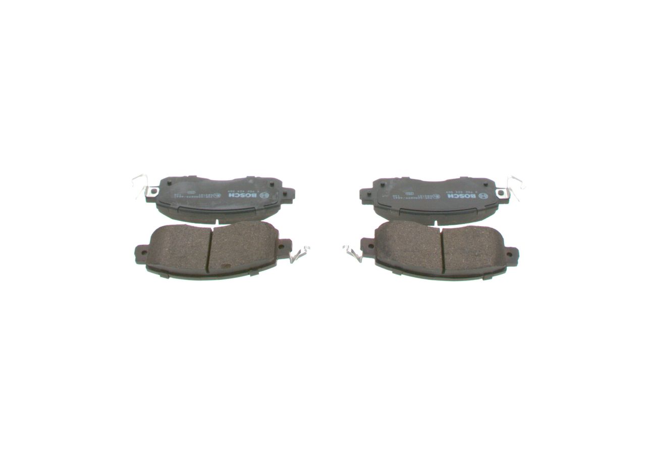 BOSCH 0 986 424 509 - Bremsbelagsatz, Scheibenbremse