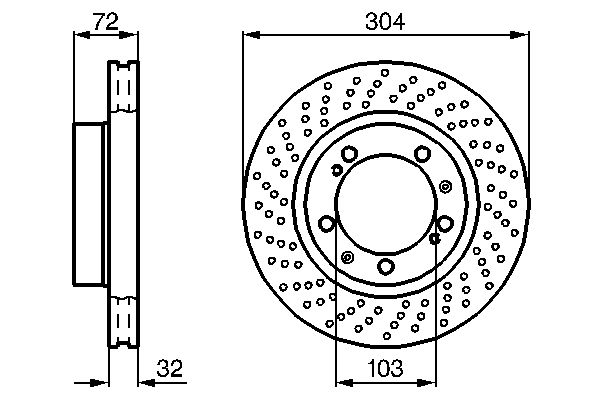BOSCH 0 986 478 599 - Bremsscheibe