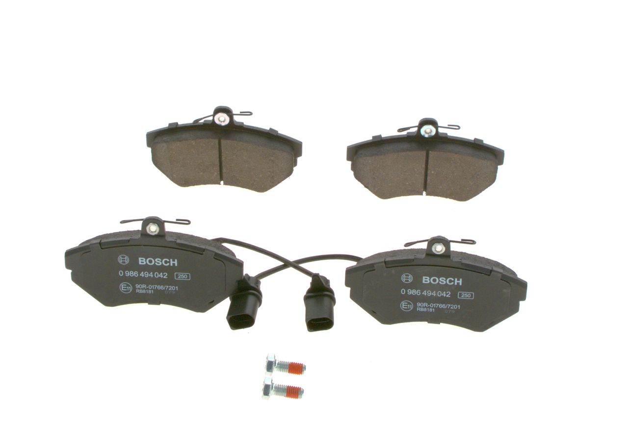 BOSCH 0 986 494 042 - Bremsbelagsatz, Scheibenbremse
